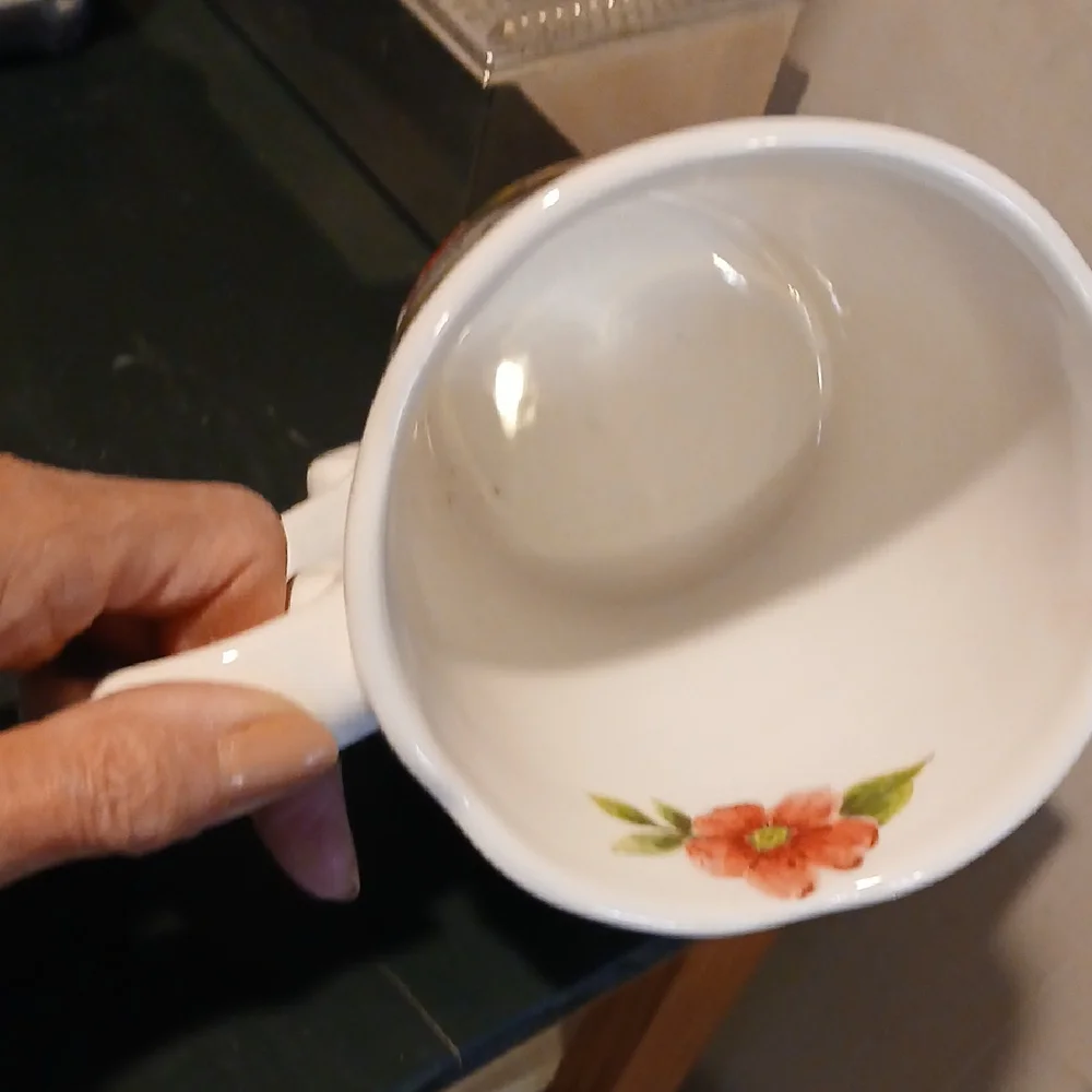 Floral Rabbit Mug - Picture 4 of 8